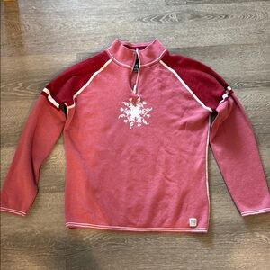 Dale of Norway Pink and Red Wool Sweater